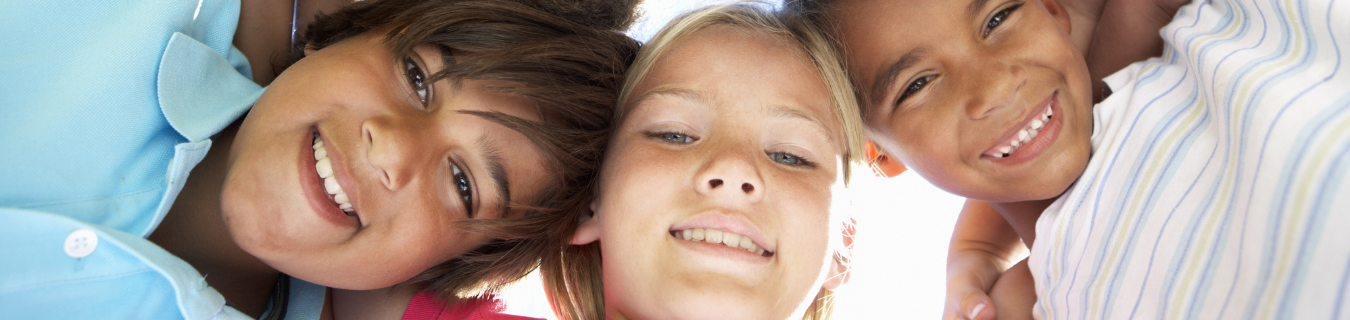 Kids smiling