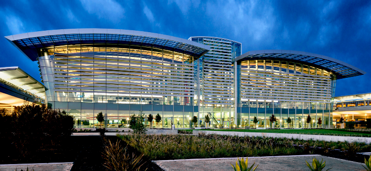 Sacramento International Airport Terminal B Exterior 