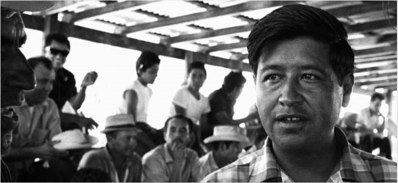 Cesar Chavez Photo - Black and White