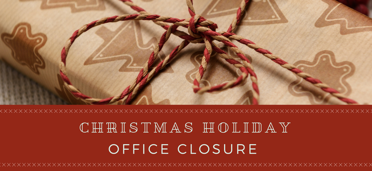 Christmas Holiday Office Closure