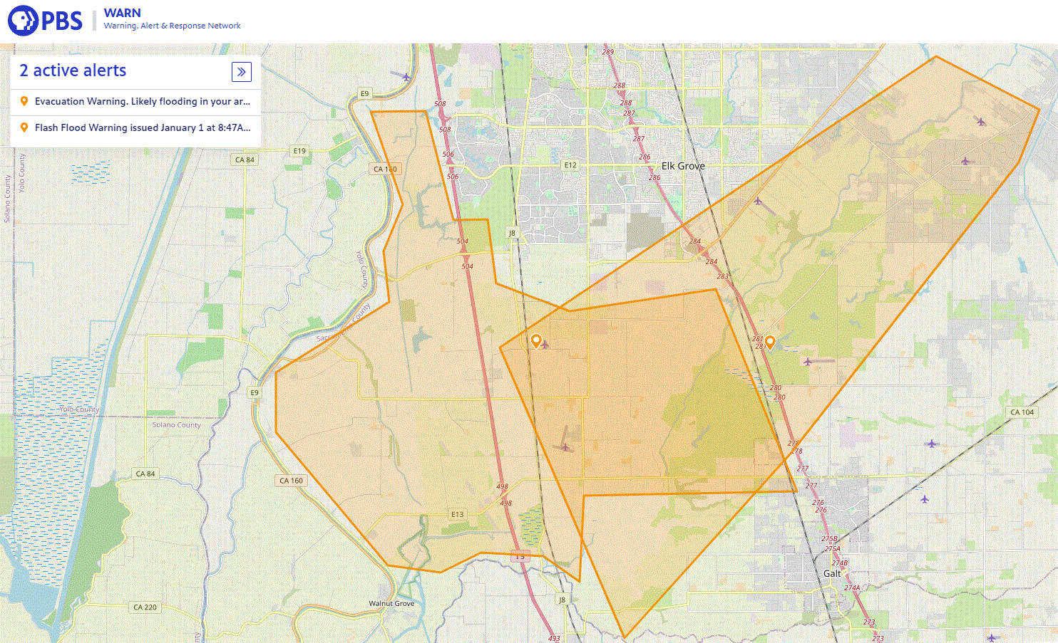 Evacuation Warning Areas Wilton Pt Pleas.GIF