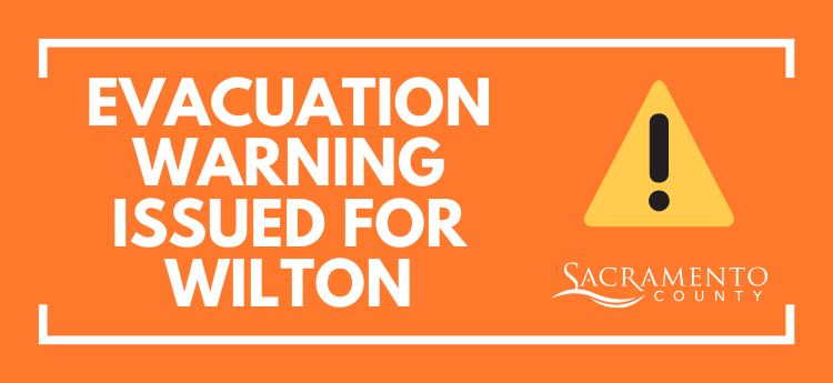 Evacuation Warning for Wilton Area