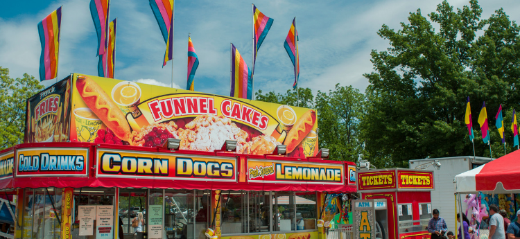 Funnel Cake Stand at a Regional Fair