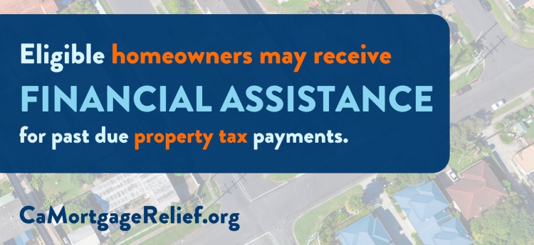 Eligible Homeowners may receive financial assistance for past due property tax payments