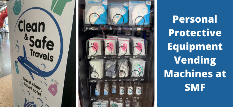 Personal Protective Equipment Vending Machines at SMF