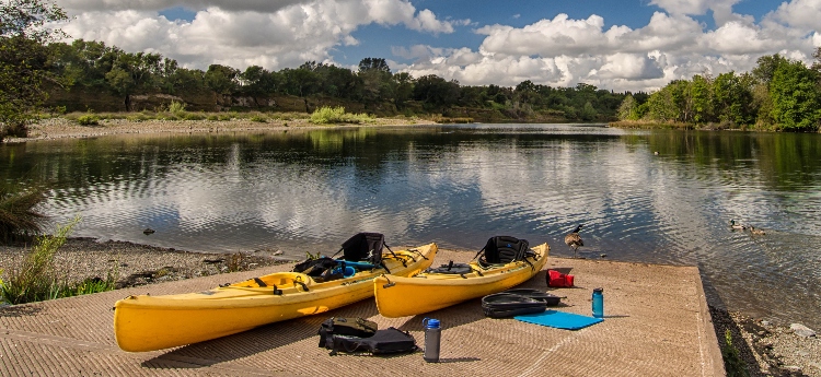 Kayaks at Sailor Bar