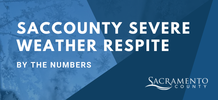 SacCounty Severe Weather Respite By the Numbers