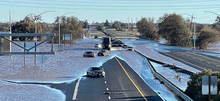 flooding on 99 at dillard overpass