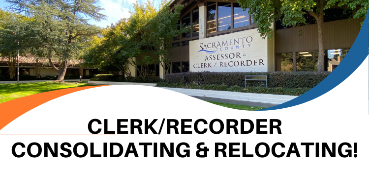 County Clerk/Recorder to Consolidate and Relocate