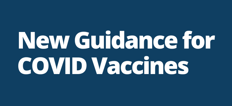 New Guidance from COVID vaccine