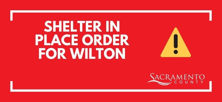 Shelter in Place Order for Wilton